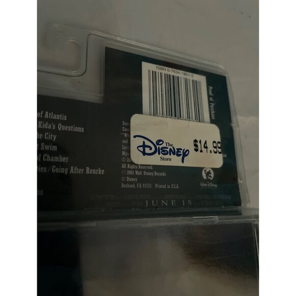 Disney Atlantis The Lost Empire Soundtrack CD Exclusive Limited Edition 2001 Wal - Picture 4 of 5